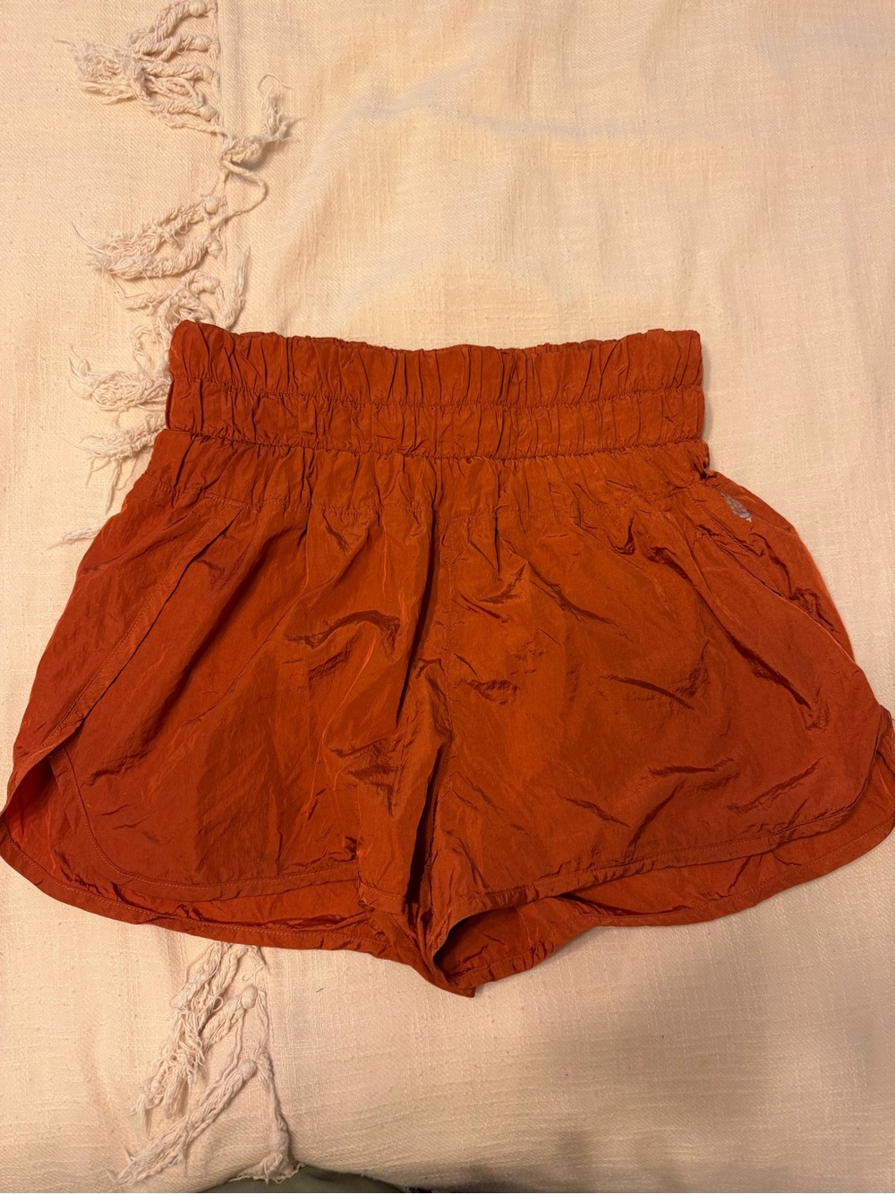 Free People Way Home Shorts Rust Orange Size M